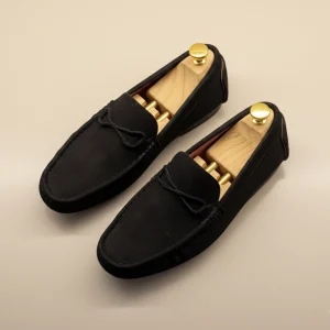 Vintage Leopard Black Loafer