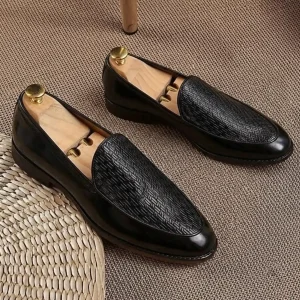 Velora - Men's Black Calf Loafer