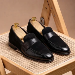 Velmora Black Suede